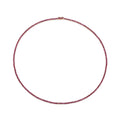 Solid Gold Ruby Hepburn Choker