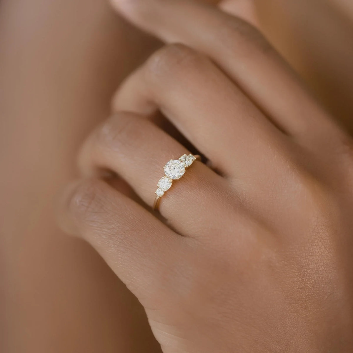 Solid Gold Sonnet Diamond Ring