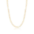 Solid Gold Pearl Necklace (27EB7A)