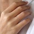 Solid Gold Pave Diamond Open Cuff Claw Diamond Ring