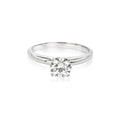 Solid Gold Lab-Created Diamond Classic Solitaire Ring (28476D)