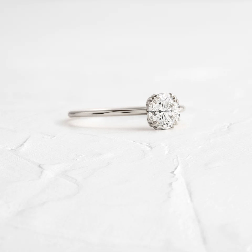 18K Solid Gold 0.7 CT Lab Grown Diamond Ring