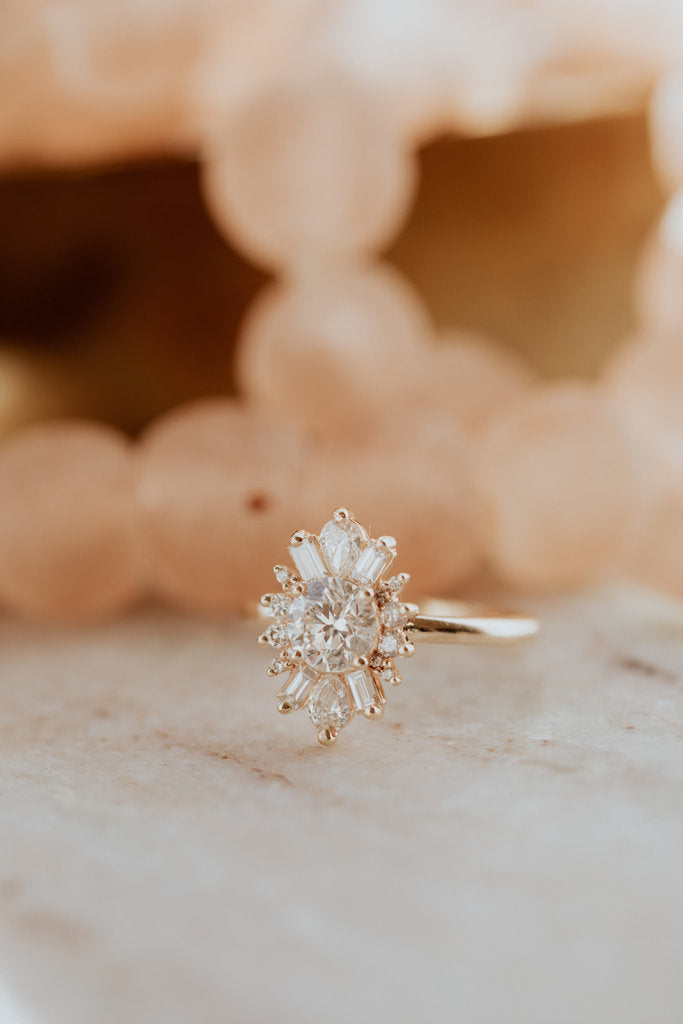 Solid Gold Lab-Grown Diamond Celeste Ring