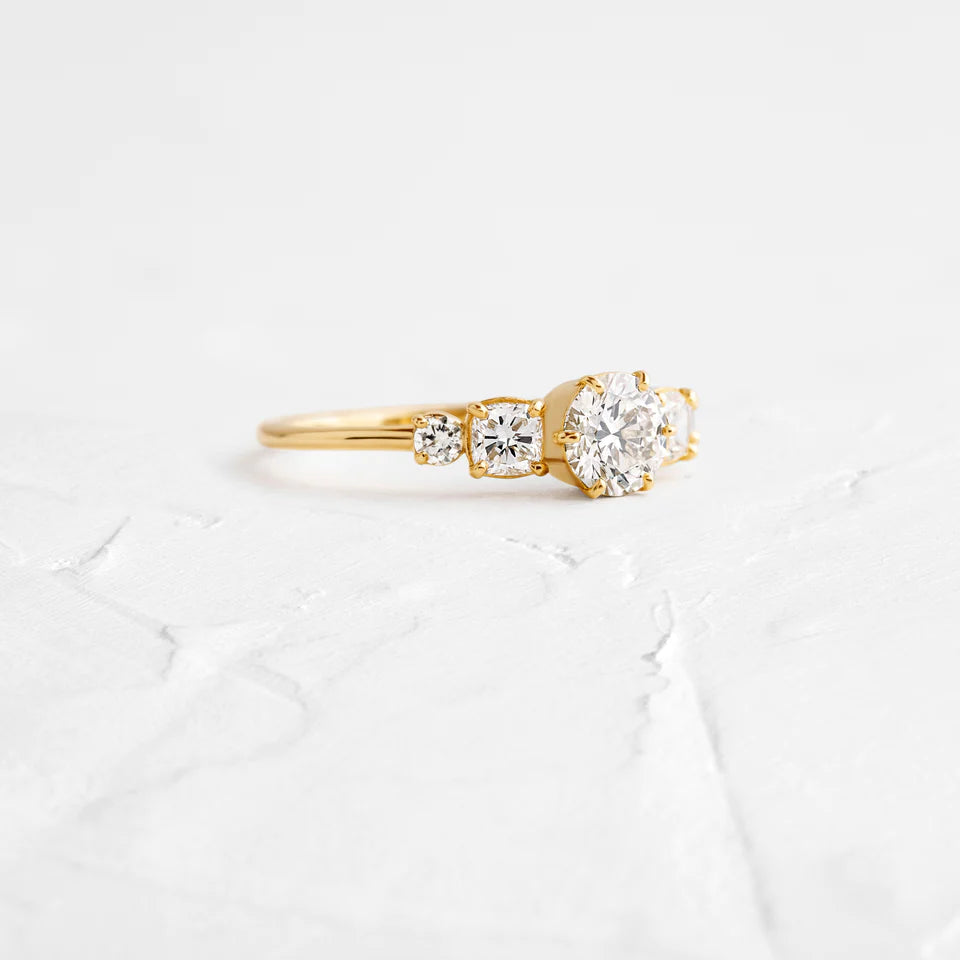 Solid Gold Sonnet Diamond Ring