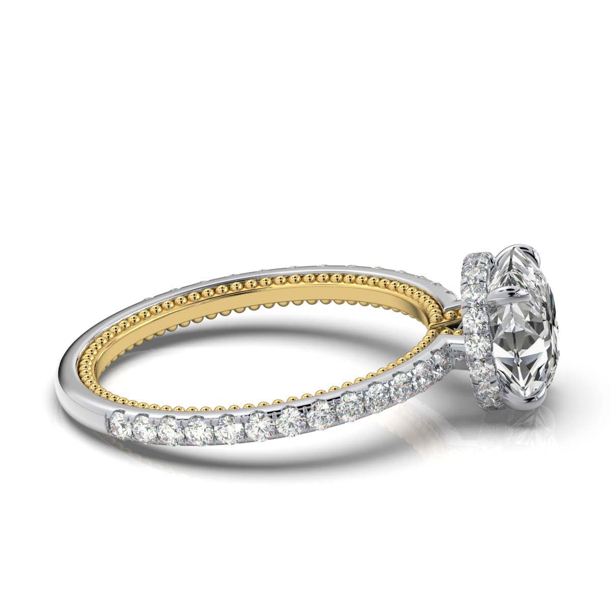 Solid Gold 2.5ct Solitaire Lab Diamond Ring