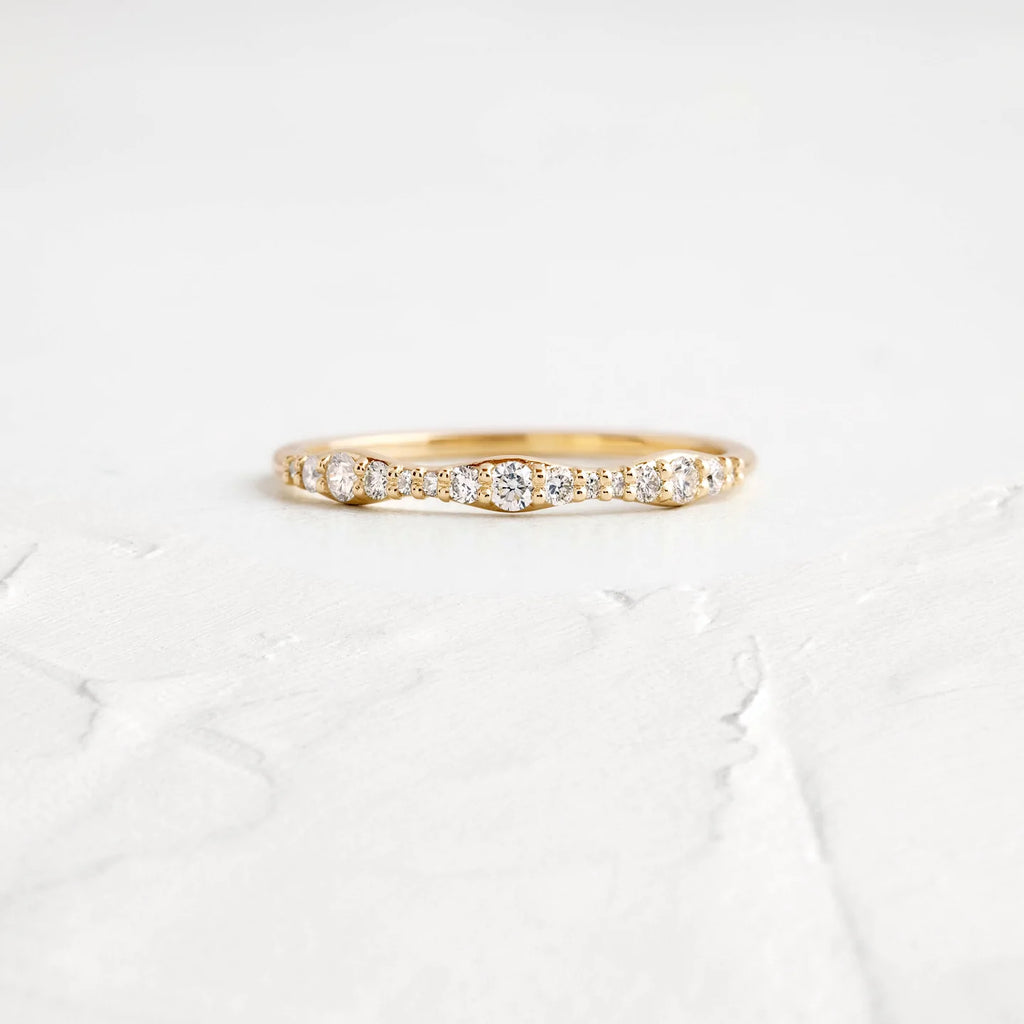 Solid Gold Lab-Grown Diamond Reverb Ring