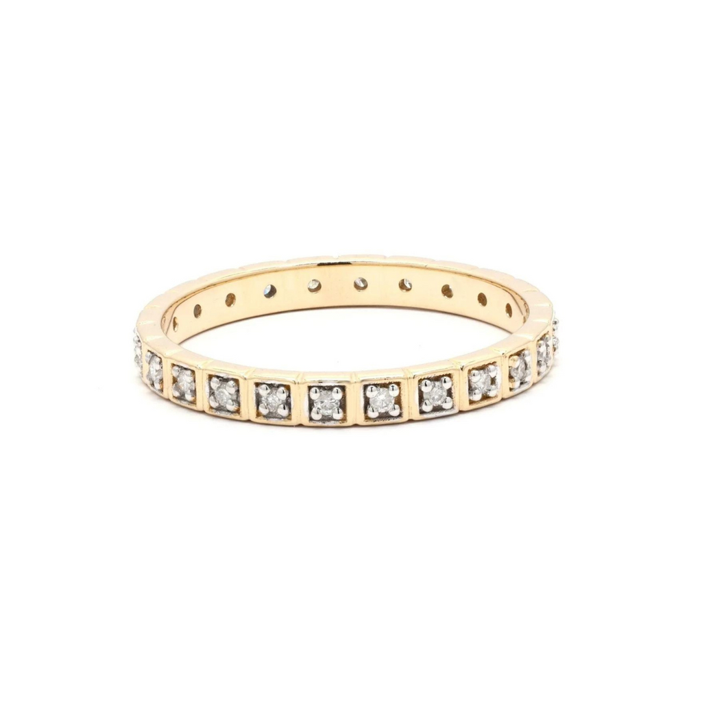 Solid Gold Diamond Full Eternity Band