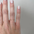 Solid Gold open cuff Diamond Ring for women