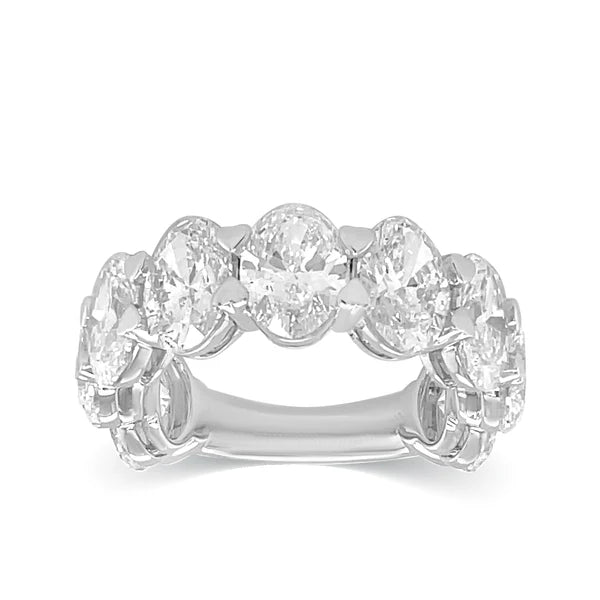Solid Gold Oval Lab Grown Diamond Ring
