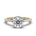 Solid Gold 2.5ct Solitaire Lab Diamond Ring