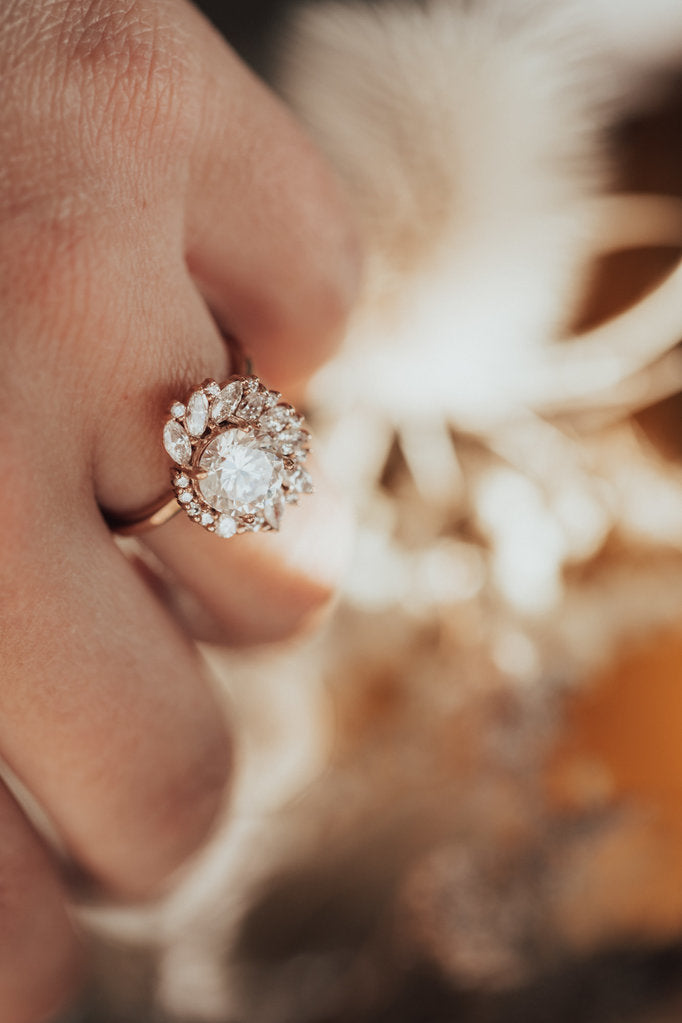 Solid Gold Lab-Grown Diamond Round Brilliant Ring (5F1182)