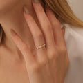 4 Claw Petite Moissanite Ring, photo 1