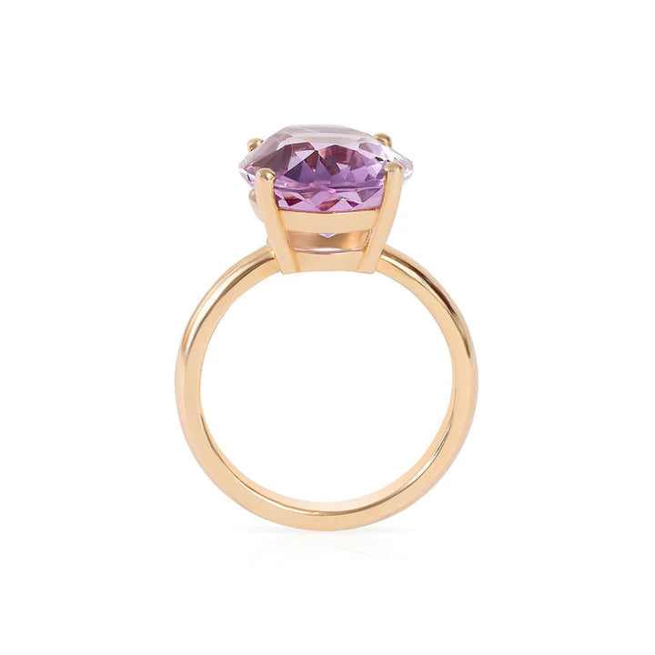 Solid Gold Amethyst Ring (05FF3C)