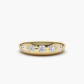 Solid Gold Dome Chunky Statement Diamond Ring