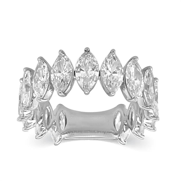 18K Solid Gold 4.55 CT Lab Grown Diamond Marquise Ring