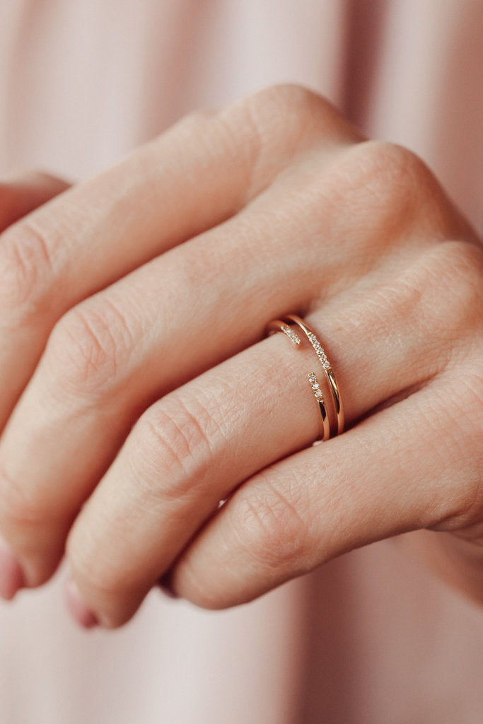 Solid Gold Stackable Band