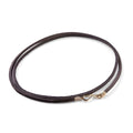 Solid Gold Anastasia Boho Suede Wrap Necklace