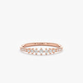 Solid Gold Graduated Diamond Ring (FFE34AF4D914)