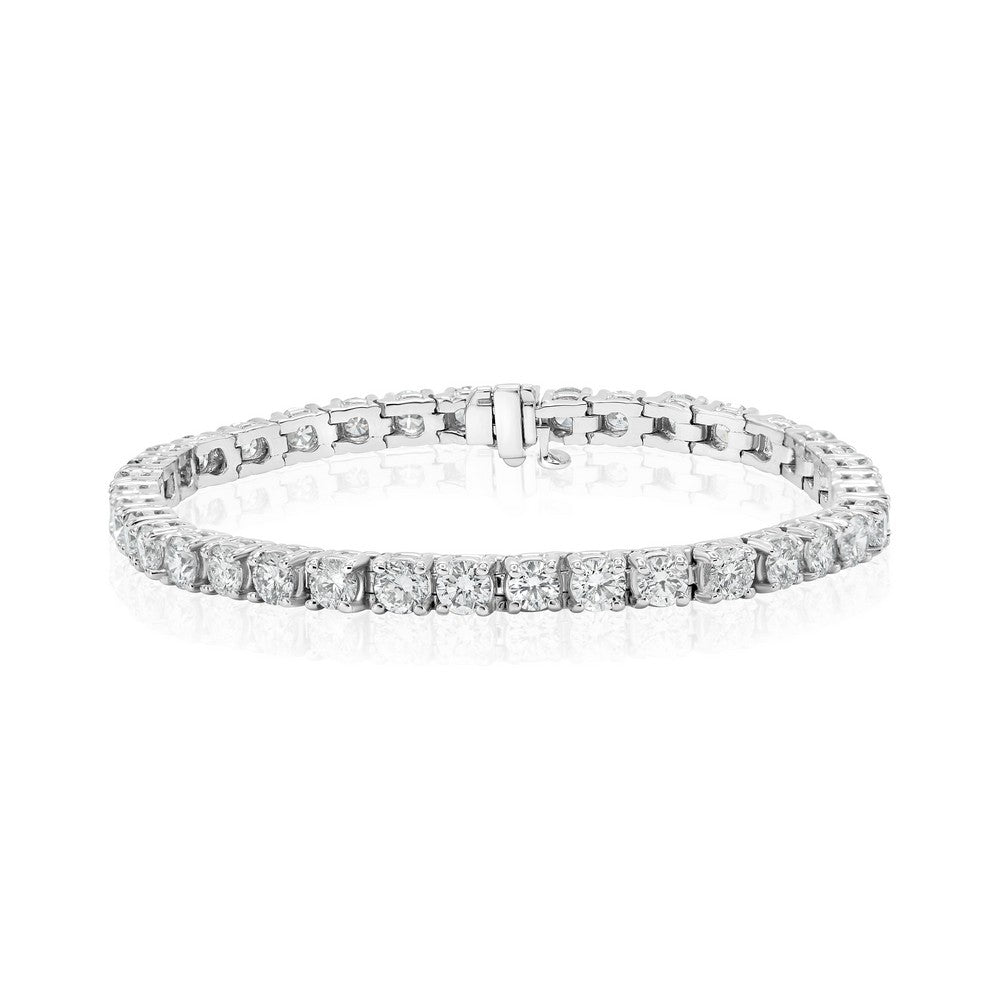 Solid Gold Diamond Tennis Bracelet (1DD9E5)