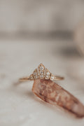 Solid Gold Vintage Crown Band