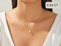 Solid Gold Diamond Pendant