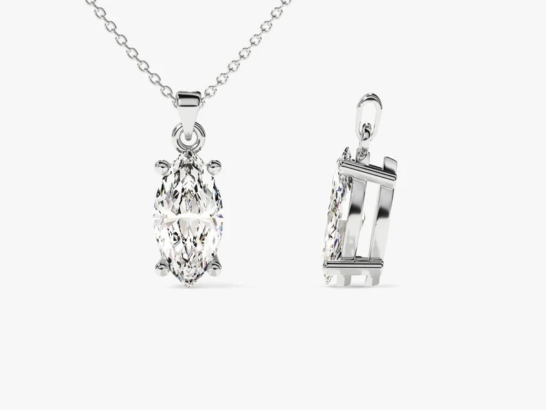 Solid Gold Diamond Pendant