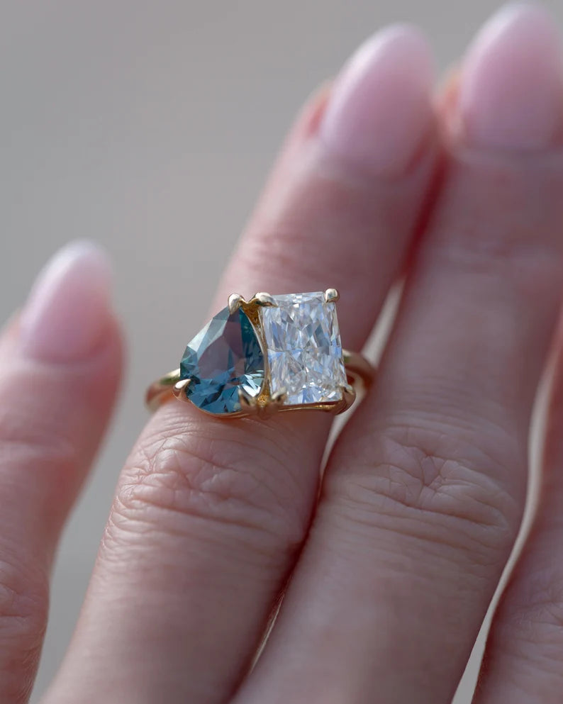 Solid Gold Toiet Moi Engagement Ring