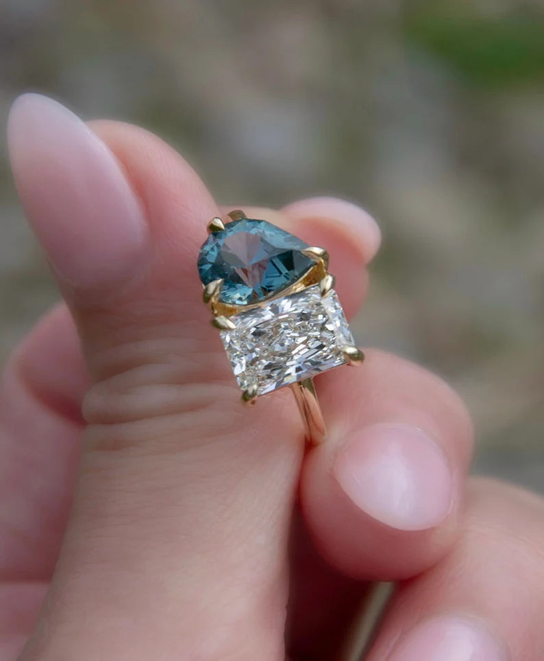 Solid Gold Toiet Moi Engagement Ring