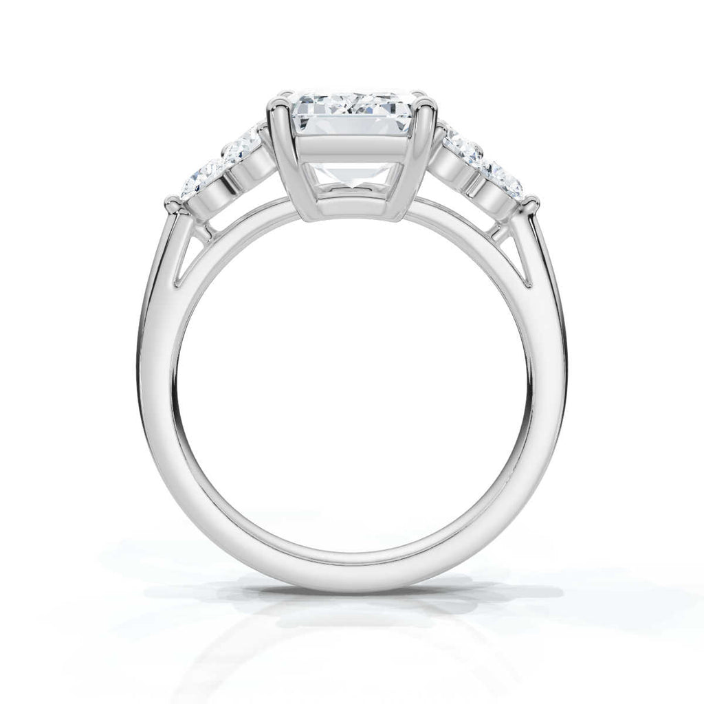 Solid Gold Solitaire Lab Grown Diamond Ring (CFD889)