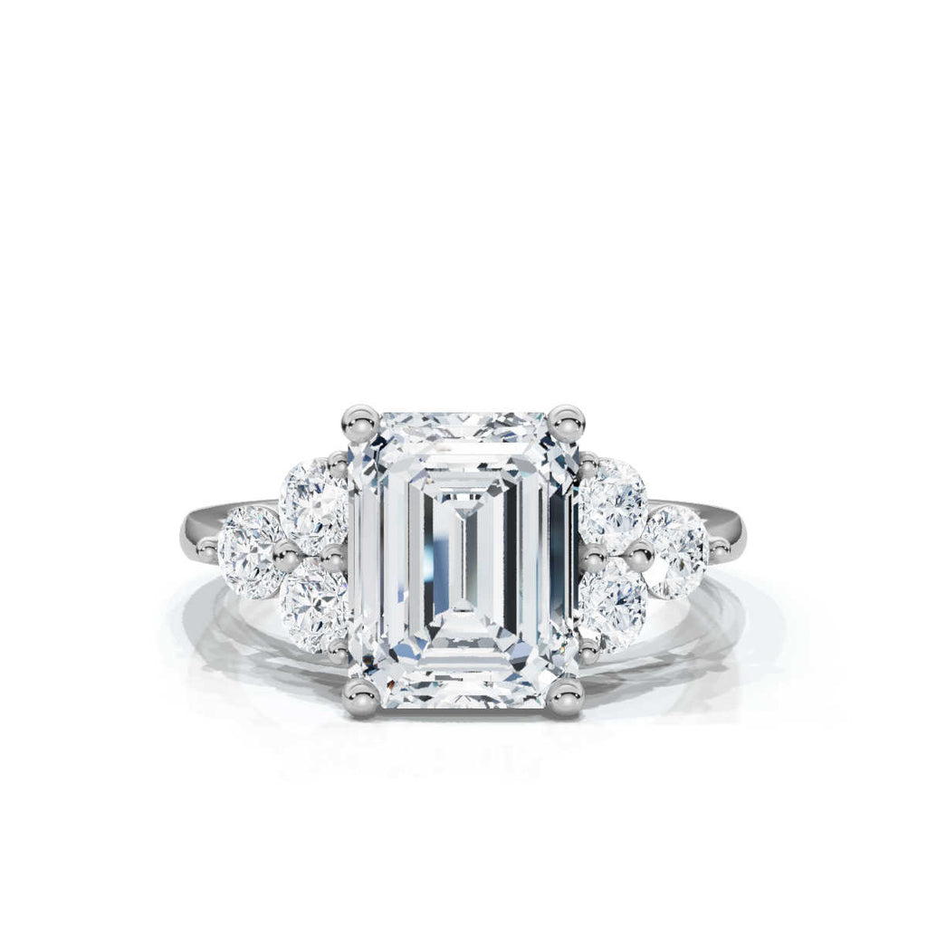 Solid Gold Solitaire Lab Grown Diamond Ring (CFD889)