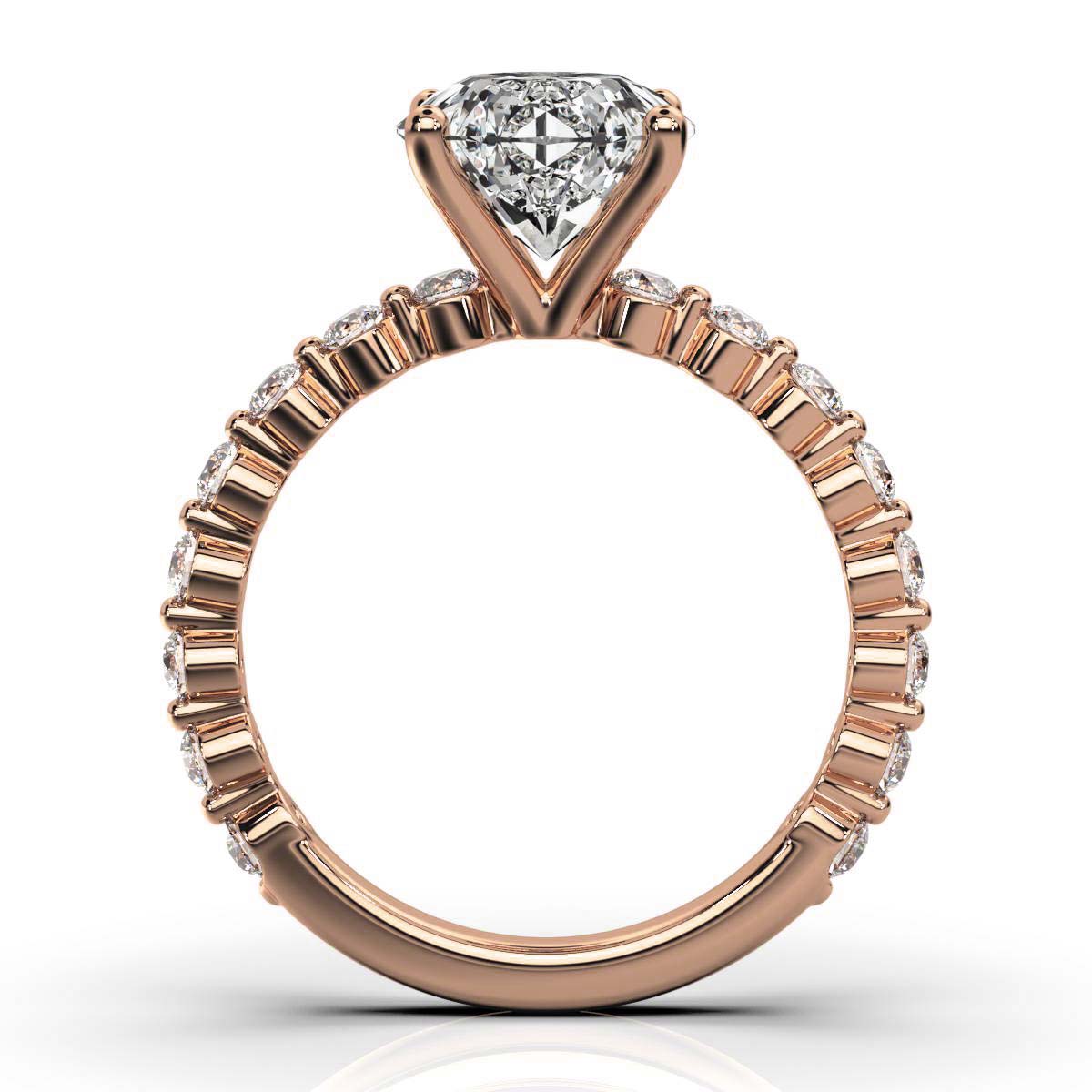 Solid Gold 2.5ct Lab Grown Diamond Ring