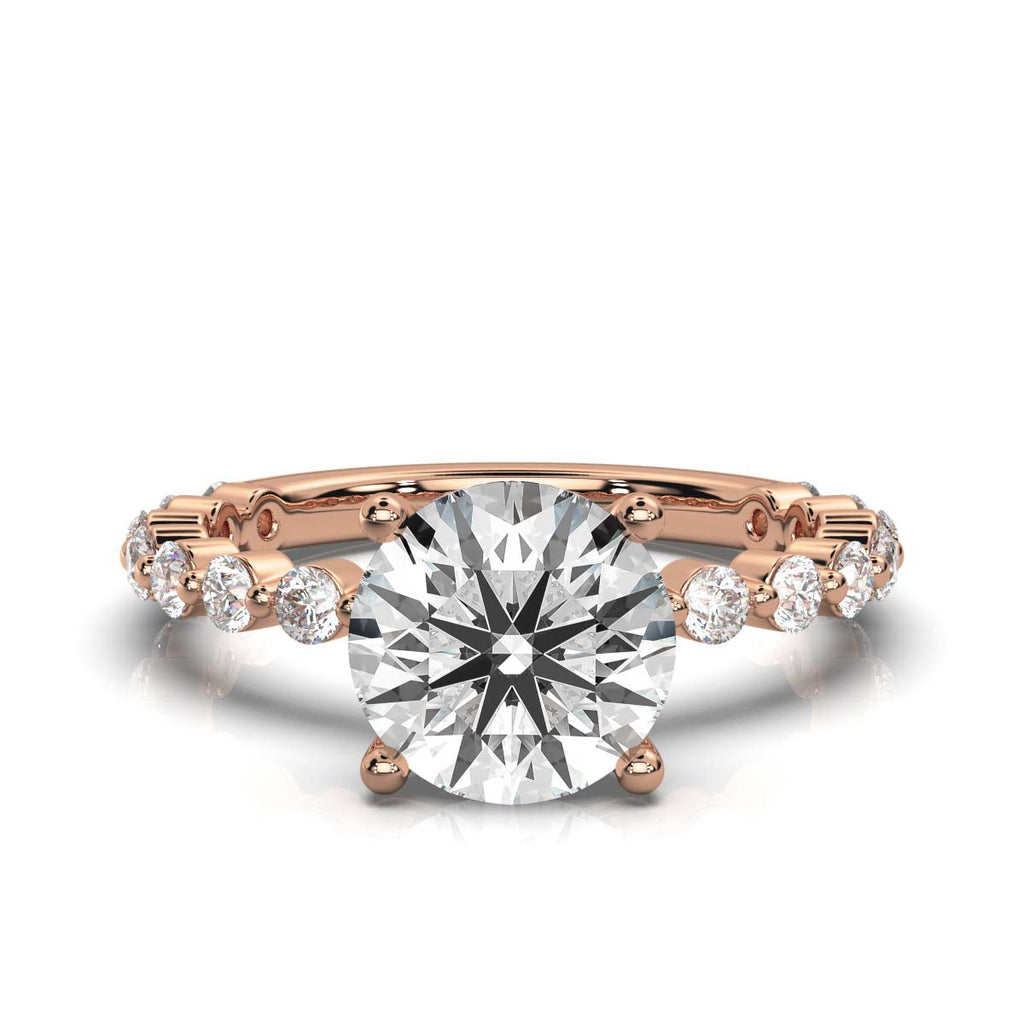 Solid Gold 2.5ct Lab Grown Diamond Ring