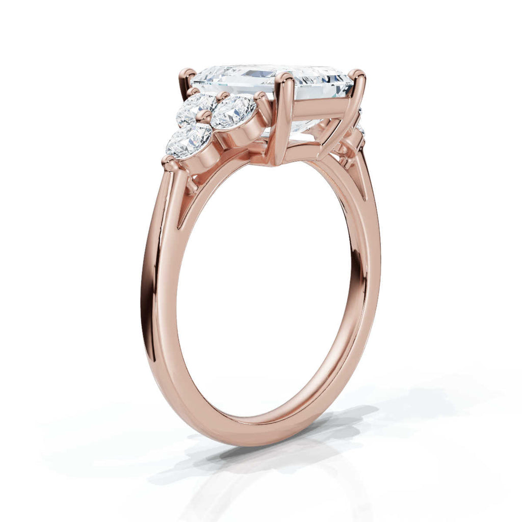 Solid Gold Solitaire Lab Grown Diamond Ring (CFD889)