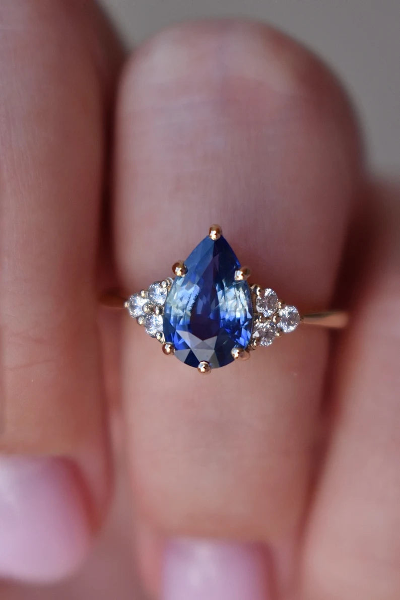 18K Solid Gold 1.8 CT Lab Grown Diamond Ring
