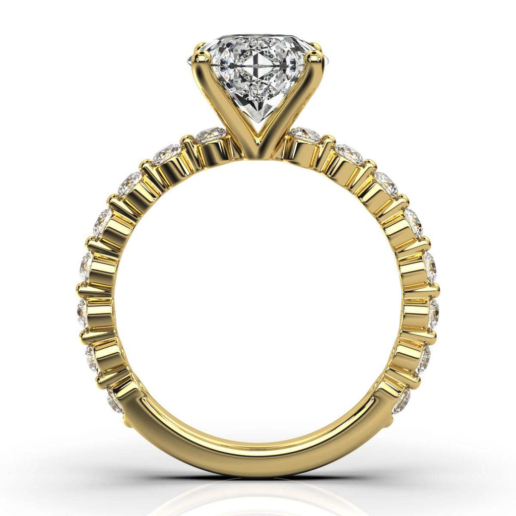 Solid Gold 2.5ct Lab Grown Diamond Ring