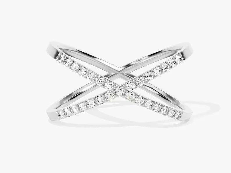 Solid Gold Cross Ring (BF010F)