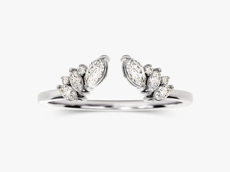 Solid Gold Diamond Wedding Band (6F704E)