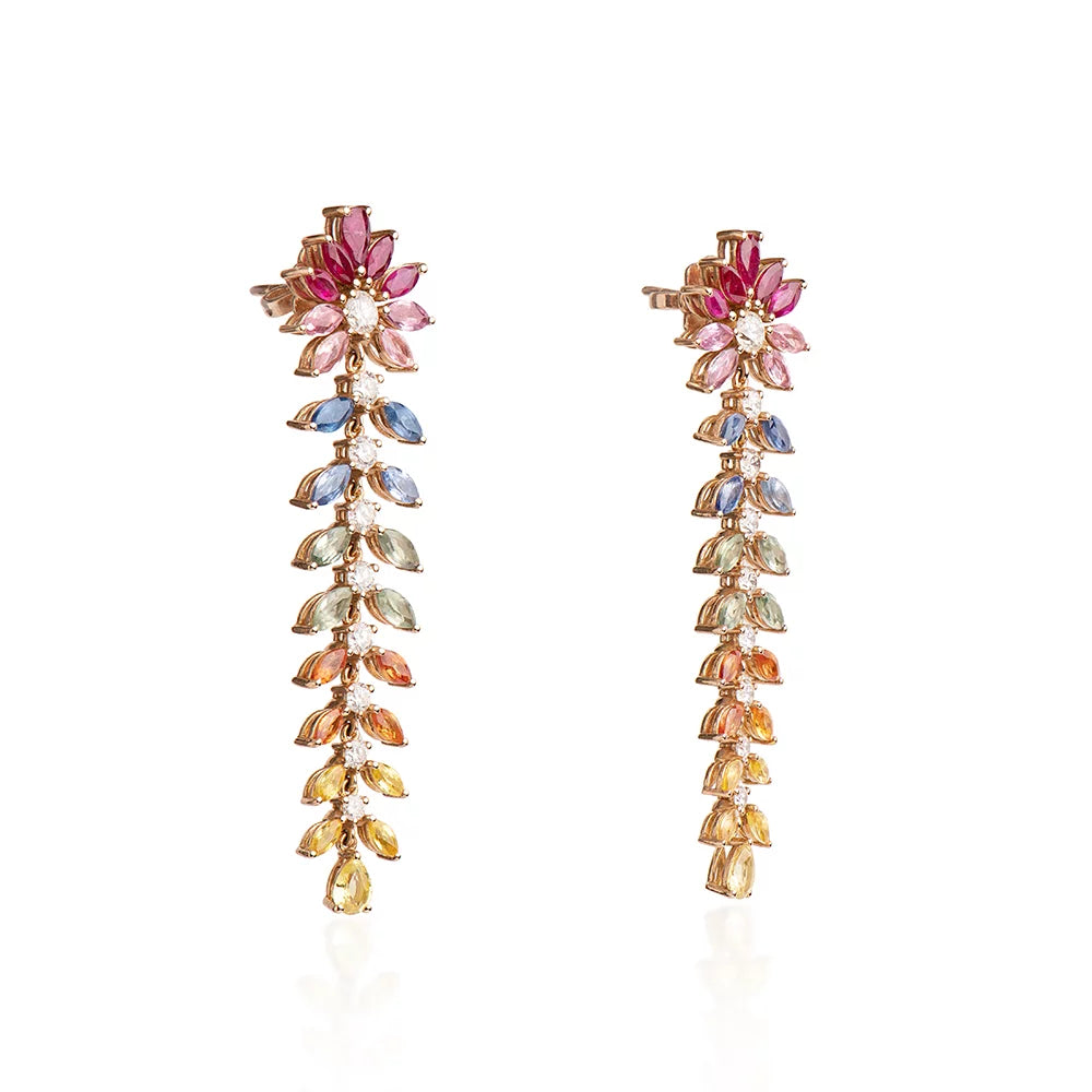 Solid Gold Festival Popular Earrings