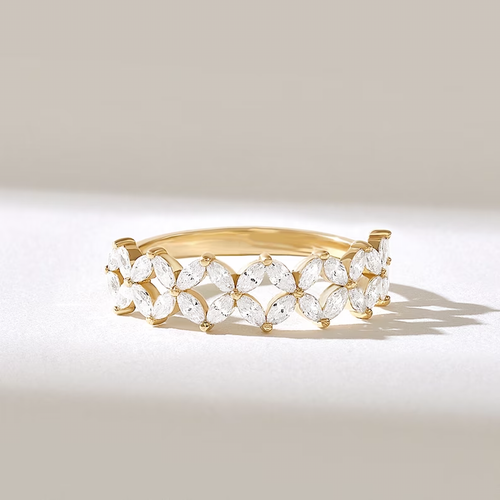 Solid Gold 0.5Ct Diamond Butterfly Ring