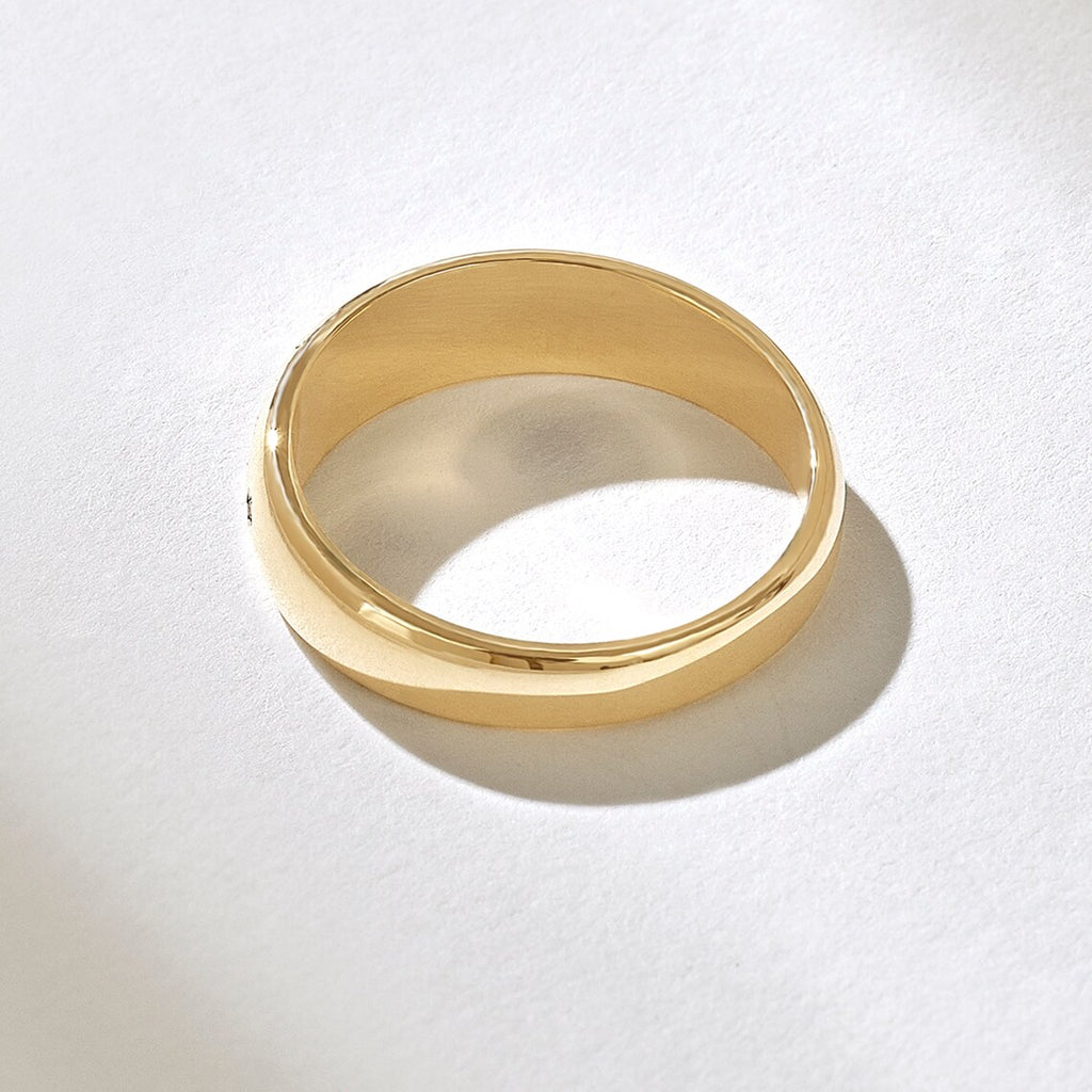 Solid Gold Diamond Constellation Ring