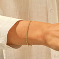 Solid Gold Mariner Chain Bracelet