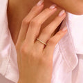 18K Solid Gold 0.16 CT Lab Grown Diamond Ring