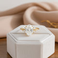 Solid Gold Lab-Grown Snowdrift Lab-Grown Diamond Ring