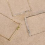 Aquamarine Natural Diamond Bar Necklace - Image 6