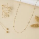Black Diamond Station Necklace - Image 2