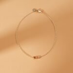 14k Solid Gold Citrine Birthstone Bracelet - Image 6