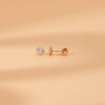 Classic Natural Diamond Halo Studs - Image 4