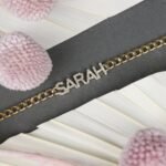 Cuban Chain Natural Diamond Name Necklace - Image 4