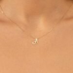 Cursive Initial Necklace - Image 6