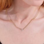 Dainty Diamond Heart Cuban Chain - Image 3